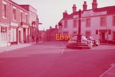 35mm Glass Slide - Market Place, Garstang, Lancashire, 1961