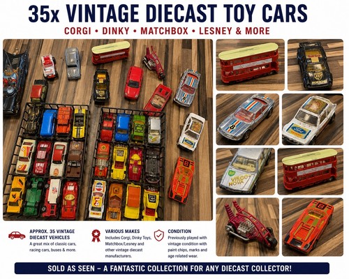 35x vintage diecast - 35x,