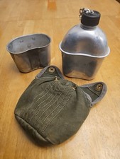 Ww2 Us Canteen Set Cup, Cover.