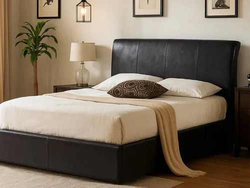 Otto ottoman storage - bed, faux