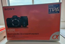 Boxed Sony Alpha A200 DSLR