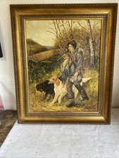 Large Vintage 1979 Oil On