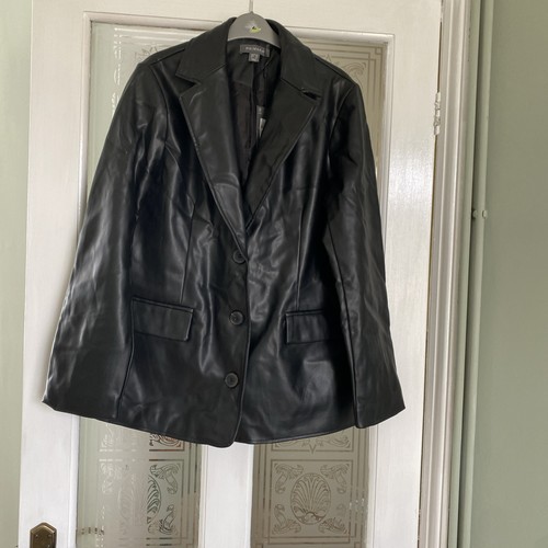 Faux leather jacket - leather, from