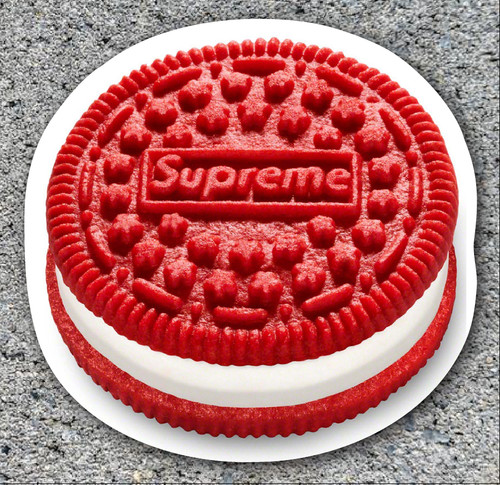 Supreme oreo vinyl sticker - supreme,