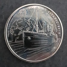 2012 Alderney Brilliant Uncirculated £5 Coin Titanic Royal Mint