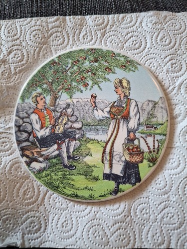 Plate plaque ceramic norske - plate/plaque., ceramic.