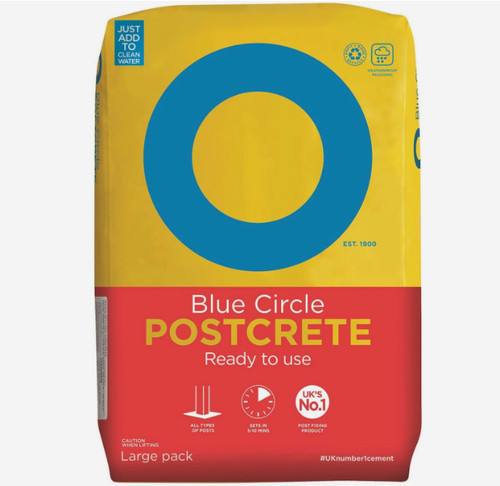 Postcrete blue circle ready - postcrete,