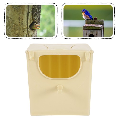 Wooden bird house nest - wooden,