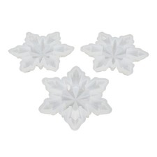 3Pcs Snowflake Silicone Mould