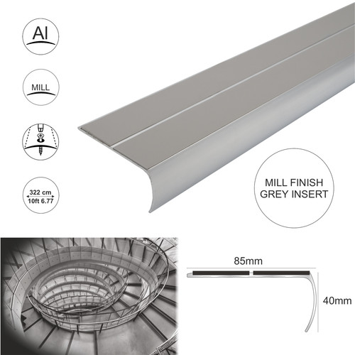 Anti slip bullnose stair - anti,