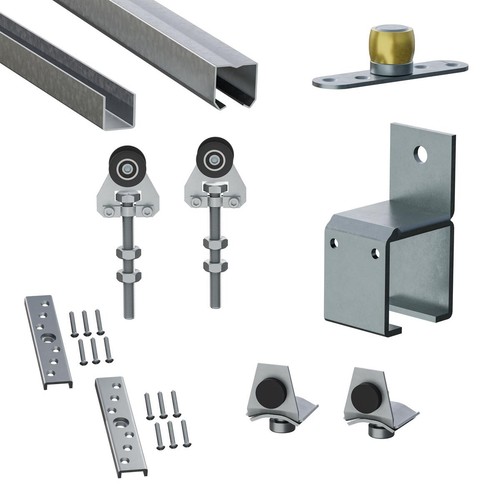 Sliding door track gear - door,