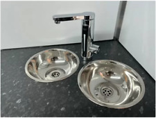 2x Stainless Steel Sink 29.5cm
