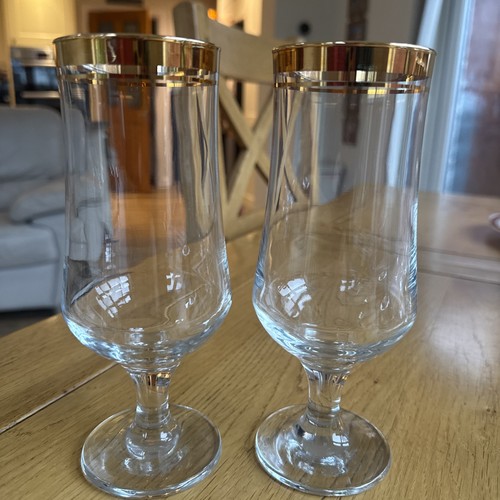 Vintage tall stemmed clear - vintage,