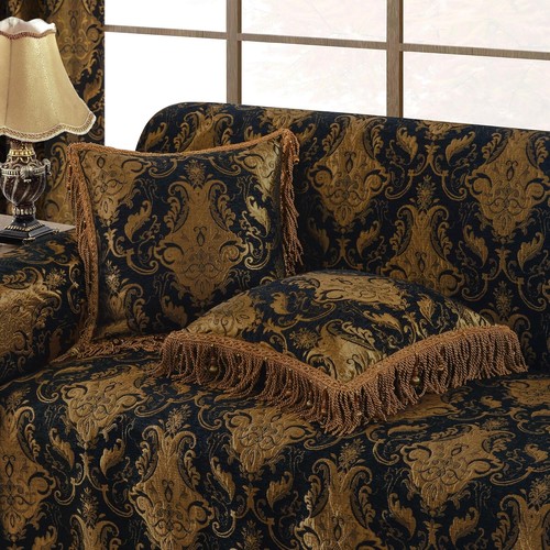 Damask cushion cover with - damask,