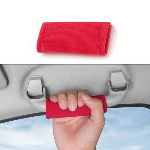 Red plush car roof - plush,