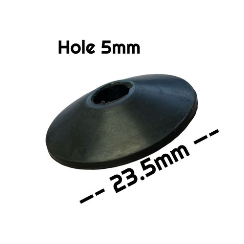 Solid neoprene rubber penny - solid,
