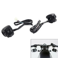 Black Motorcycle Handlebar