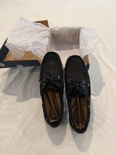 Sperry women black leather - women's,