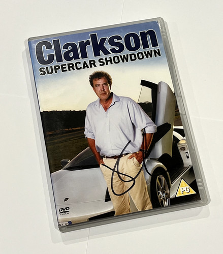 Jeremy clarkson signed dvd top - signed,