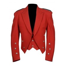 Red Prince Charlie Jacket With