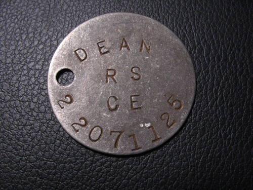 Ww2 dog tag - dog, forgotten