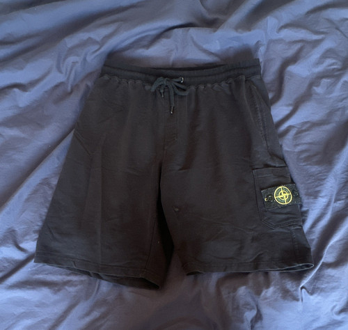 Stone island men black cargo - men's,