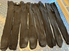 8 x Girls Tights Black School