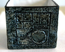 Troika Pottery Cube Vase