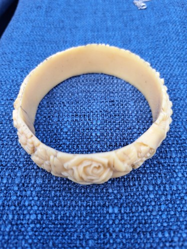 Vintage celluloid floral - vintage,