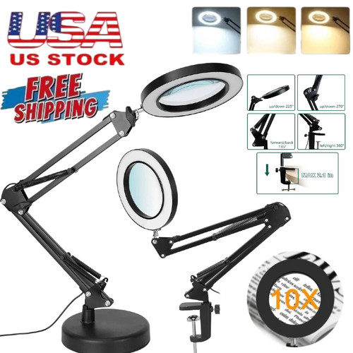 10xmagnifying glass desk light - 10xmagnifying,