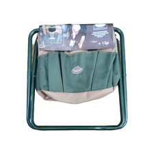 Esschert Design - Metal & Textile Foldable Garden Tool-Stool in Green GT01