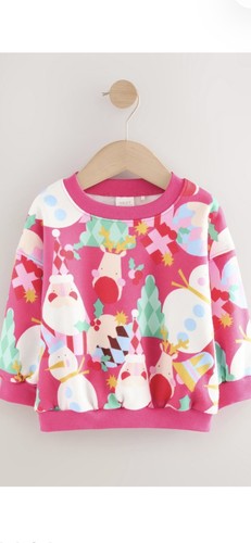Next girls christmas pink - girls,
