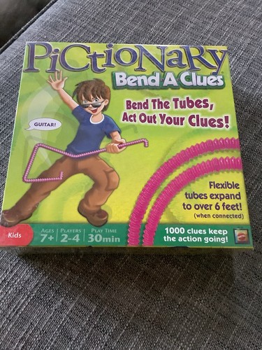 Pictionary bend clues game - a,