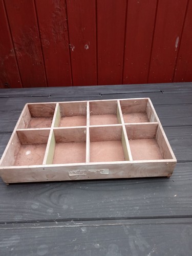 Vintage wooden tool tray - vintage,
