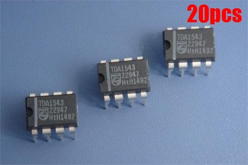 20pcs tda1543a dual - 20pcs, 16-bit