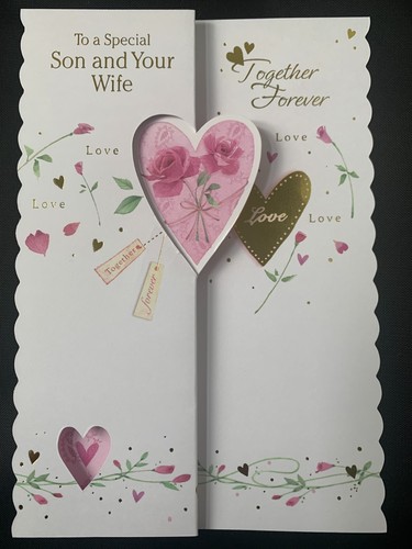 Son and wife anniversary card