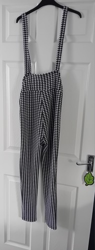 Womens shein black dungarees - shein,