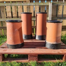 Four Terracotta Roll Top
