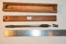 Expansive Drill Bit Ridgeway Firmgrip Sheffield Pat 1915 hole 1 1/2"  Wooden Box