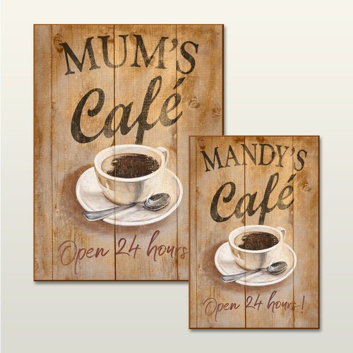 Personalised cafe kitchen - personalised,