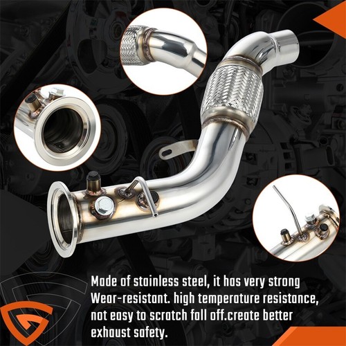 Exhaust sports downpipe - exhaust, fit