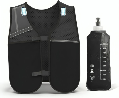 Led running vest phone holder - led,