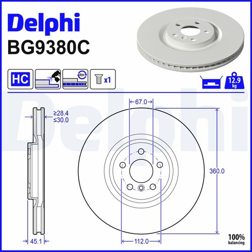 Brake disc front - brake,