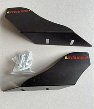 CAR Racing Pair of Wind Fan Aluminum Bumper Splitter Spoiler Wing Black. Saxo