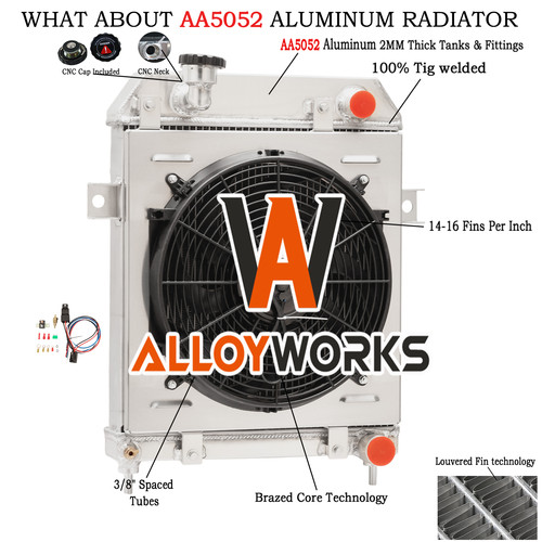 Row radiator shroud fan - 4,
