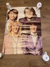ABBA Original Poster 88 X 61 Cm Good Condition. However Some tape On Edges