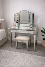 Mirrored Dressing Table Set