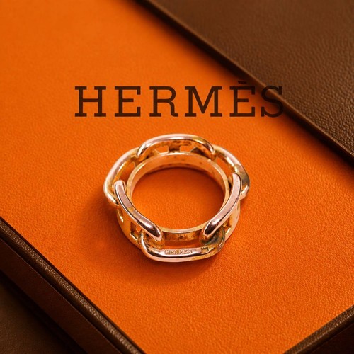 Hermes scarf ring - hermes, chain