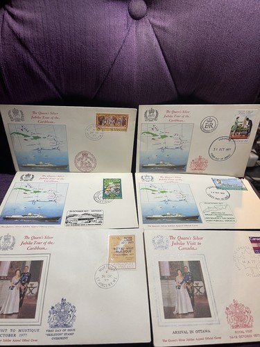 Stamps envelopes queens - envelopes,