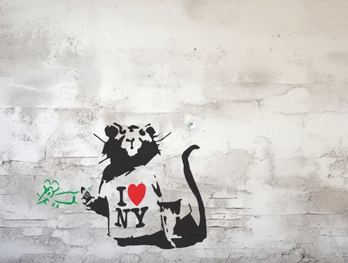 Reusable banksy love new - reusable,